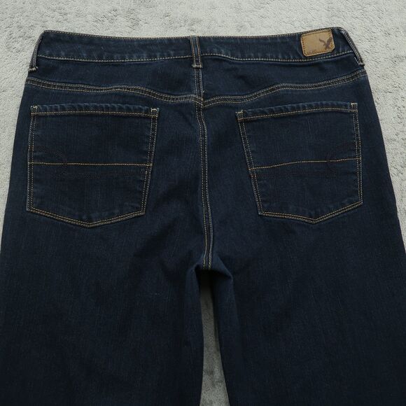 American Eagle Jeans Women's Size 33 Blue High-Rise Skinny Denim 29" Inseam - Picture 15 of 16